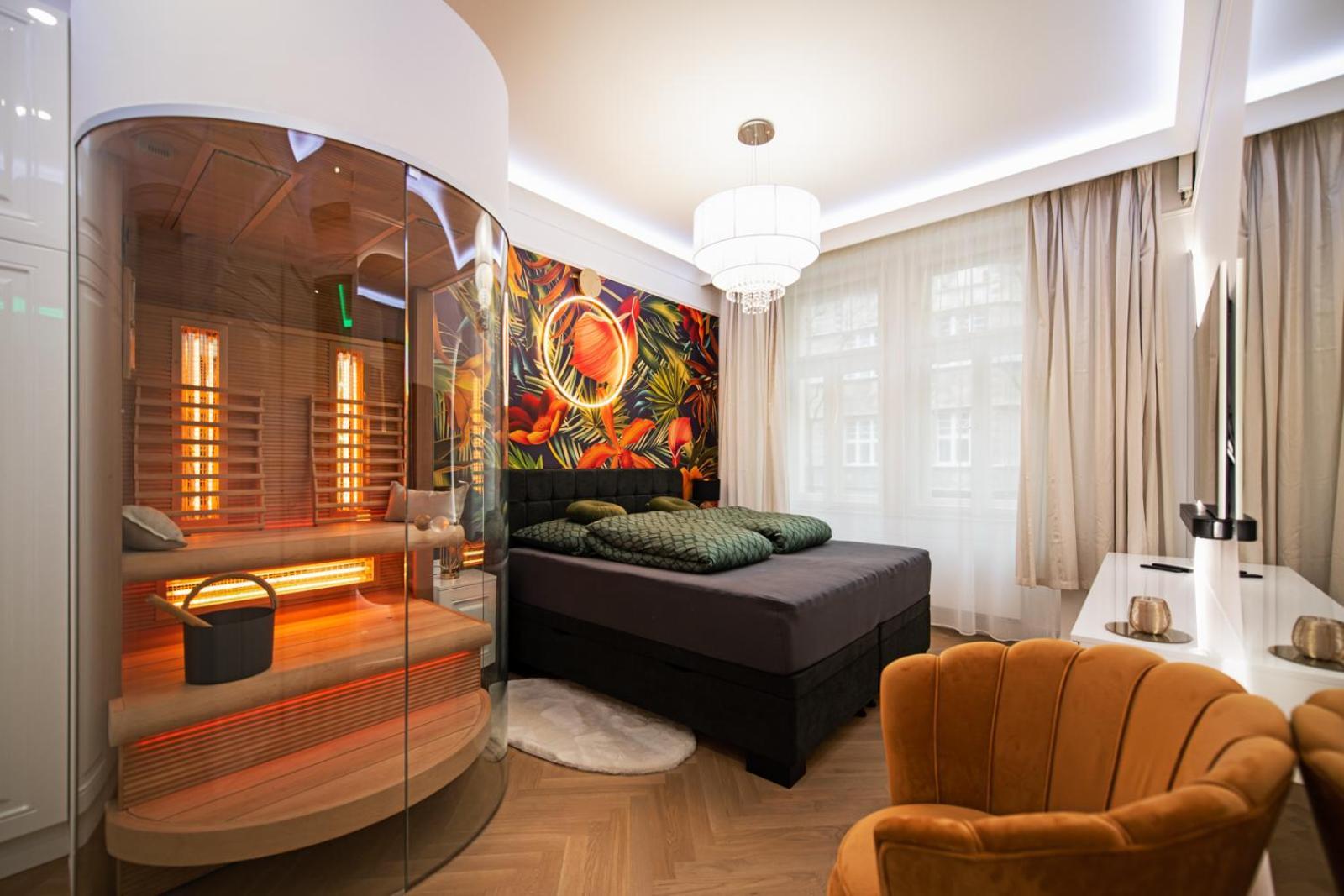 Appartamento Luxusni Designovy Emotion Se Saunou V Srdci Kralovskych Vinohrad